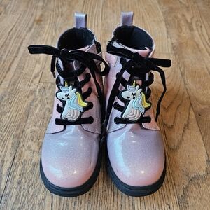 Cool Club Glittery Pink Unicorn Girls Boots EU 30, approx US 12